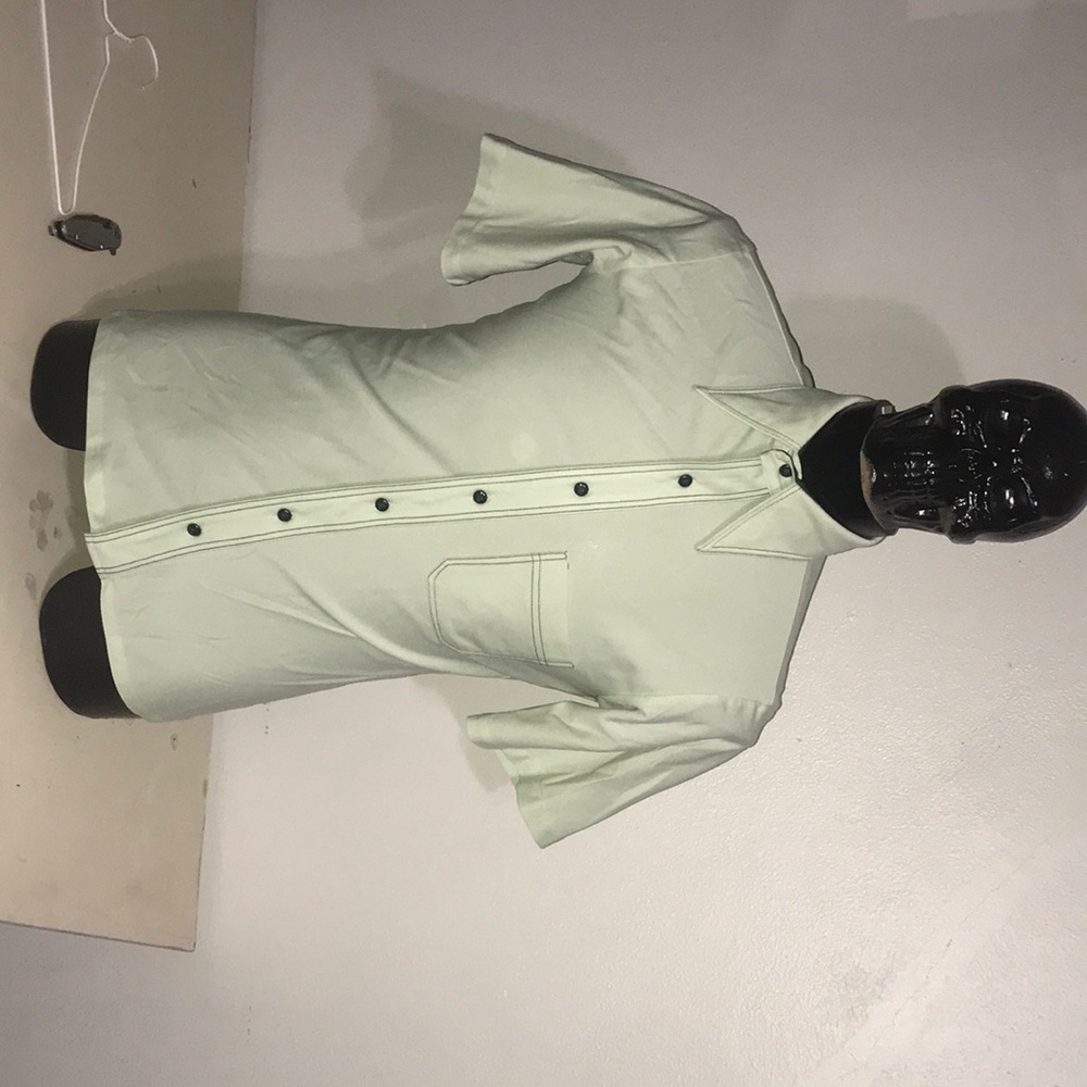 Van Heusen Green Shirt with Black Label